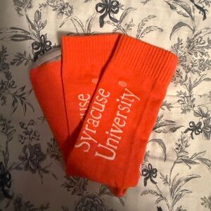 Syracuse University Orange Socks